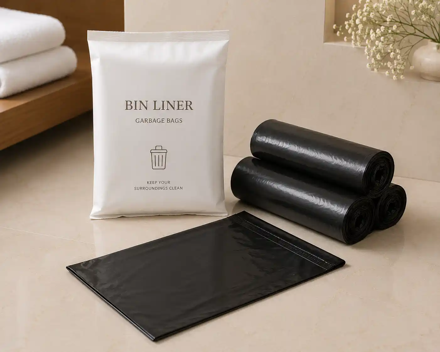 Hotel Bin Liner Garbage Bags