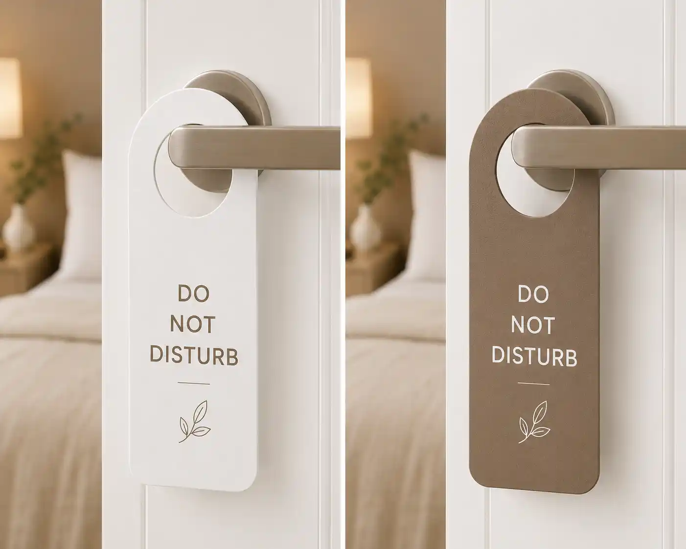 Hotel Do Not Disturb Door Hanger Card