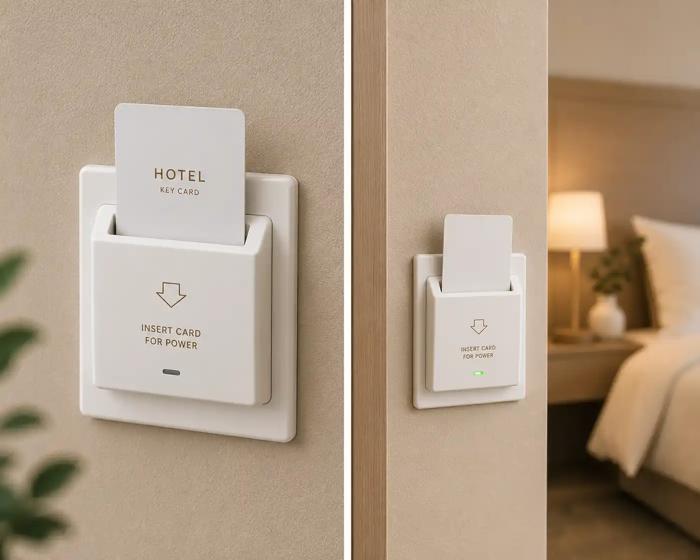 Hotel Key Card Holder Energy Saver Switch