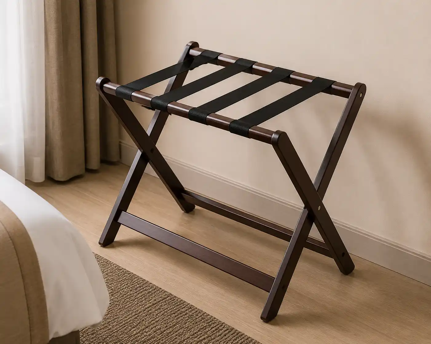 Hotel Foldable Luggage Rack Suitcase Stand