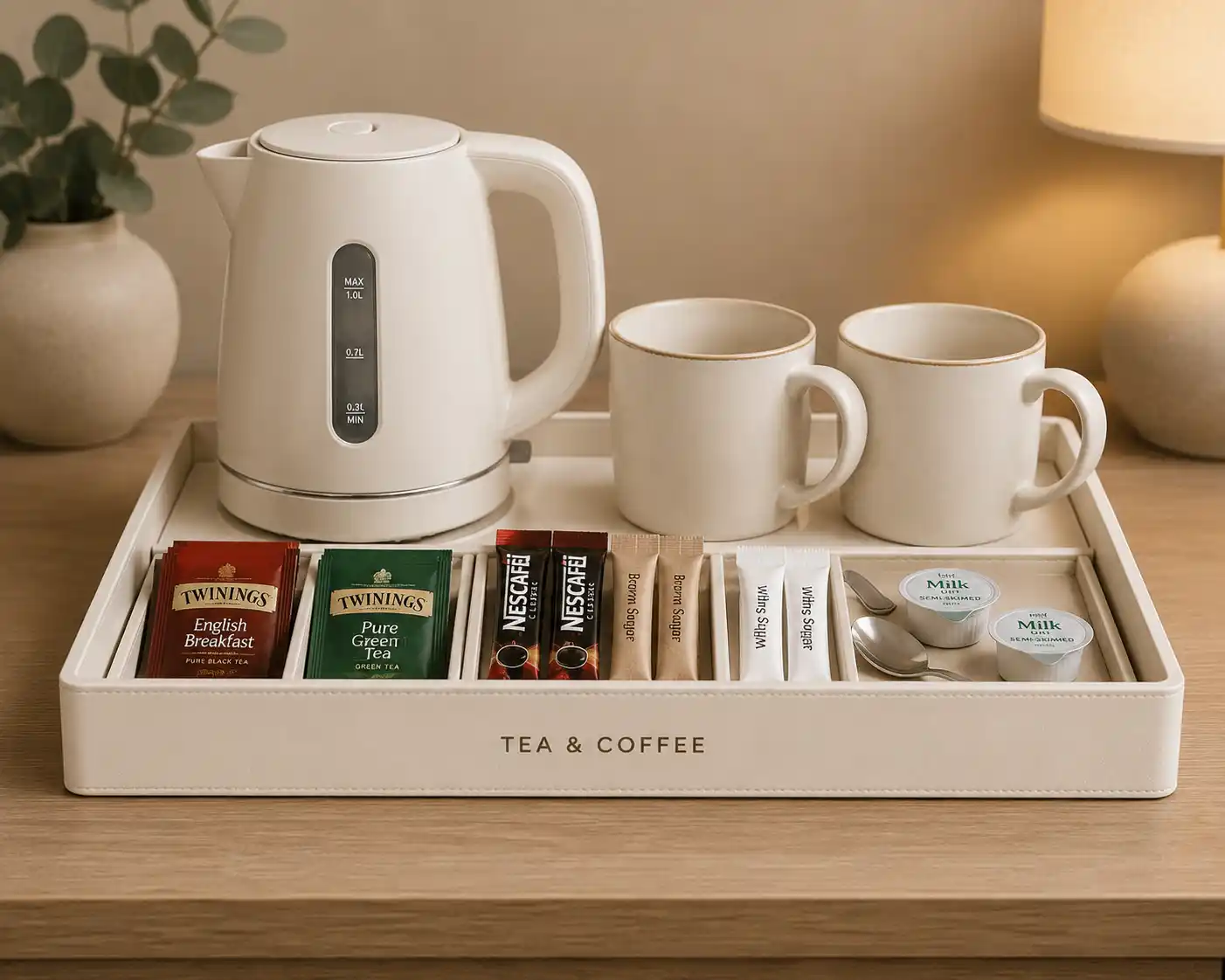 Hotel Tea Coffee Tray Set