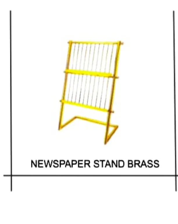 Newspaper Stand Brass