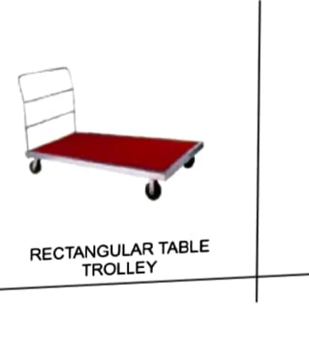 Rectangular Table Trolley